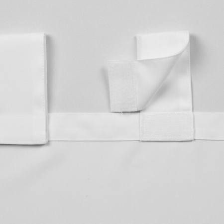 ZASŁONA GOTOWA GARDEN NA SZELKACH 155 X 240 CM BIAŁY