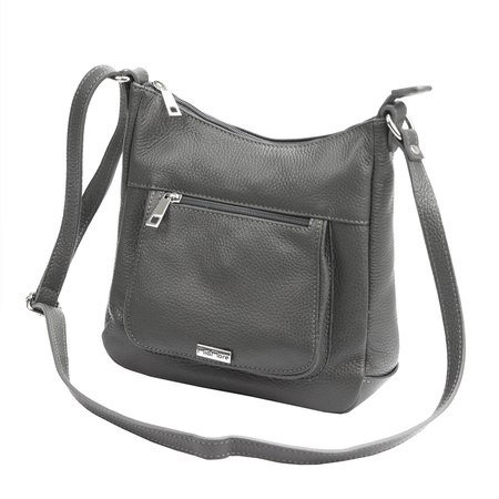 MiaMore torebka listonoszka skóra naturalna biały