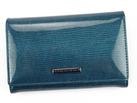 Portfel damski skórzany skóra naturalna Gregorio 