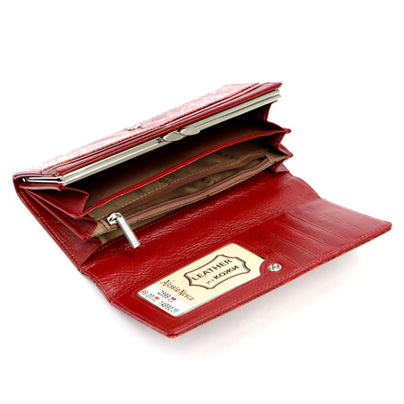 Portfel damski skórzany skóra naturalna Alessio Nesca 