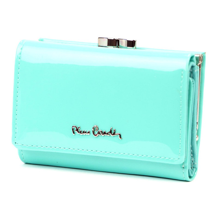 Portfel damski skóra naturalna + skóra ekologiczna Pierre Cardin 