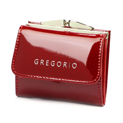 Portfel damski skórzany skóra naturalna Gregorio