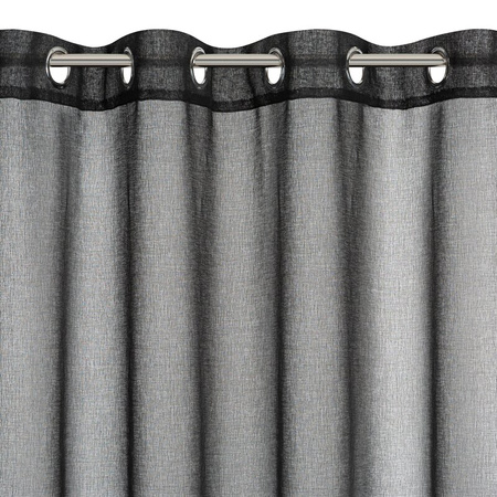 FIRANA GOTOWA MARION 140 X 250 CM CZARNY