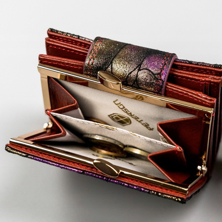 Portfel damski skórzany skóra naturalna  Peterson