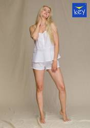 Piżama damska na ramiączku krótkie spodenki