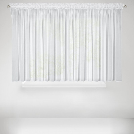 FIRANA GOTOWA ADEN NA TAŚMIE 400 X 145 CM BIAŁY