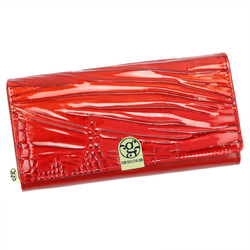 Portfel damski skórzany skóra naturalna + skóra ekologiczna Gregorio