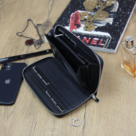 Portfel damski skórzany skóra naturalna Gregorio 