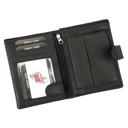 Portfel męski skórzany skóra naturalna Nordee