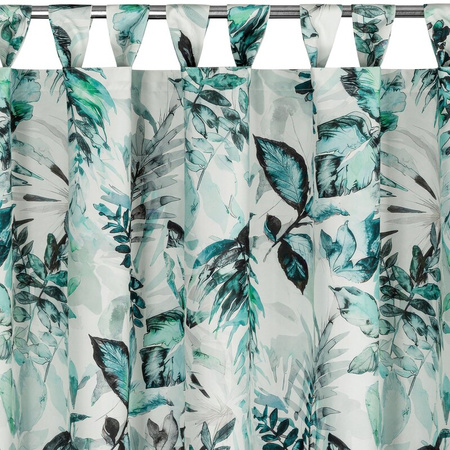 ZASŁONA GOTOWA GARDEN2 NA SZELKACH 155 X 260 CM BIAŁY