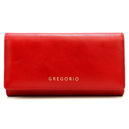 Portfel damski skórzany skóra naturalna Gregorio 