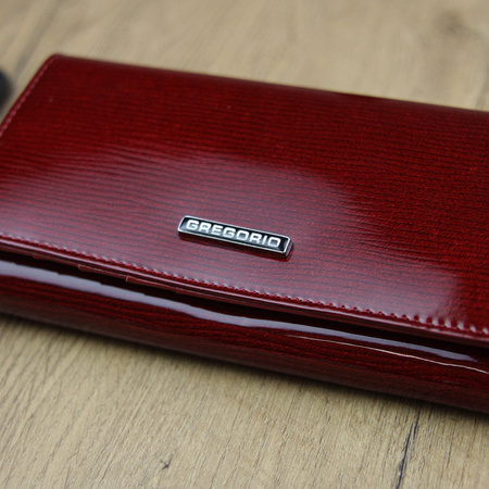 Portfel damski skórzany skóra naturalna Gregorio 