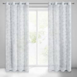 ZASŁONA GOTOWA AMBER 140 X 250 CM SZARY