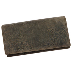 Portfel damski skórzany skóra naturalna Nordee