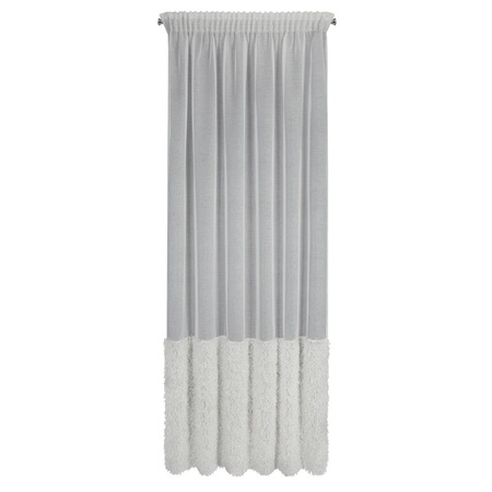 FIRANA GOTOWA MARION NA TAŚMIE 140 X 270 CM BIAŁY