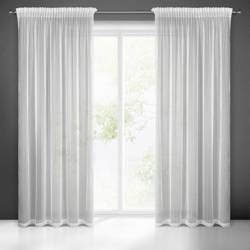 FIRANA GOTOWA NOELIA NA TAŚMIE 140 X 270 CM BIAŁY