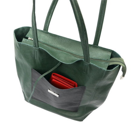 Torebka damska skórzana skóra naturalna MiaMore