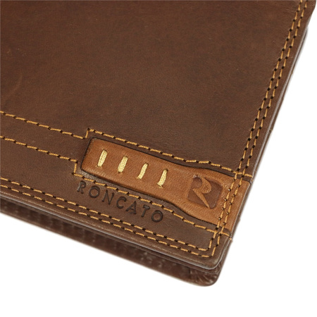 Portfel męski skórzany skóra naturalna Roncato 