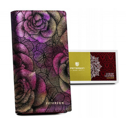 Portfel damski skórzany skóra naturalna  Peterson