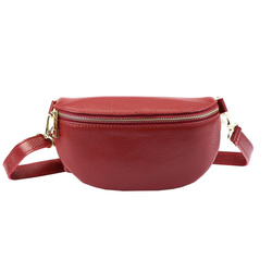 Saszetka nerka damska skórzana skóra naturalna Patrizia