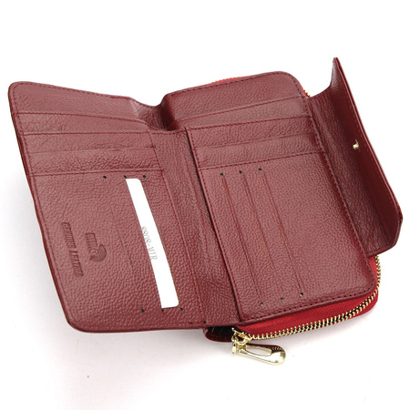 Portfel damski skórzany skóra naturalna Rovicky