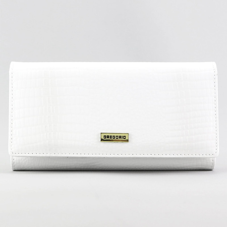 Portfel damski skórzany skóra naturalna Gregorio