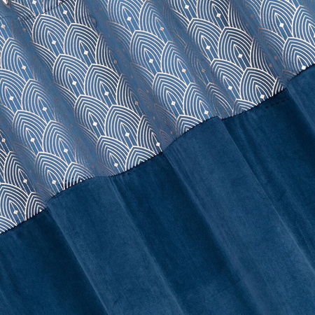 ZASŁONA GOTOWA D91 AGNES 140 X 250 CM GRANATOWY