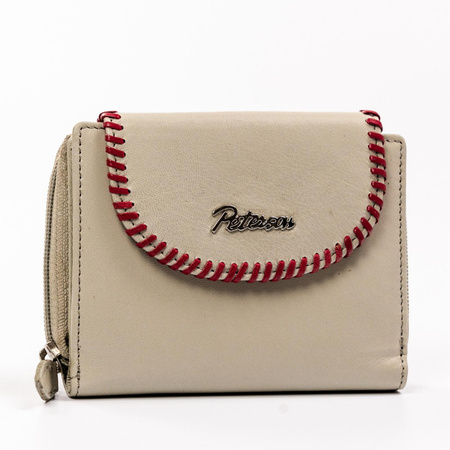 Portfel damski skóra naturalna skórzany Peterson