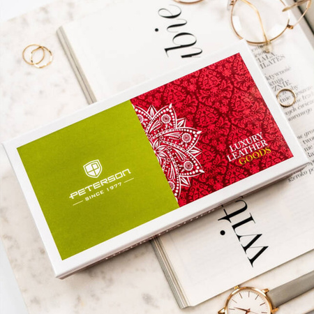 Portfel damski skóra naturalna skórzany Peterson