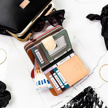 Portfel damski skórzany skóra naturalna Lorenti 