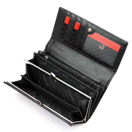 Portfel damski skórzany skóra naturalna Pierre Cardin