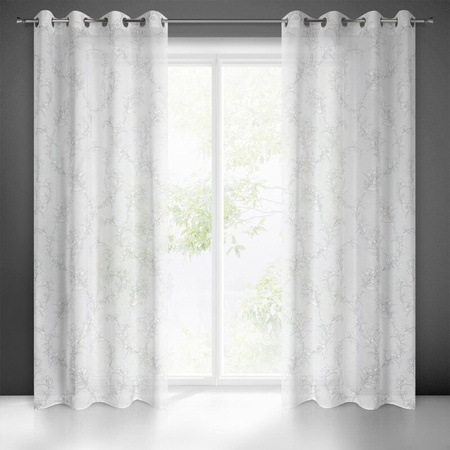 ZASŁONA GOTOWA FIORE 140 X 250 CM BIAŁY