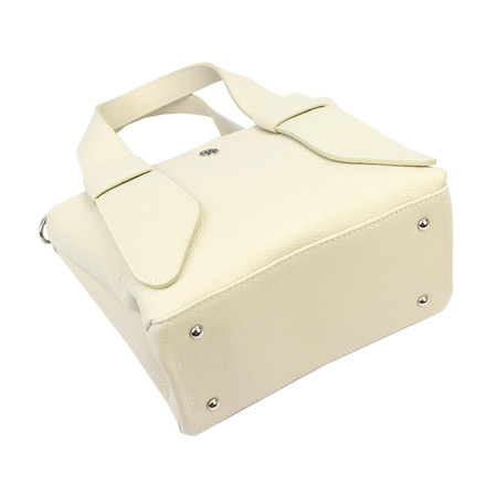 Gregorio torebka kuferek skóra naturalna czarny