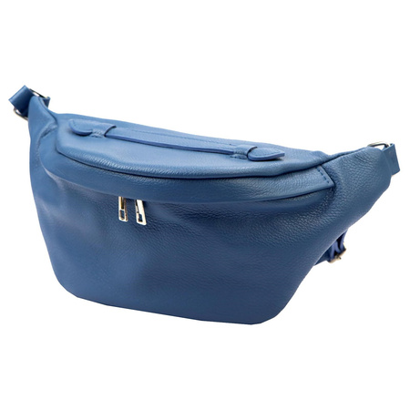 Torebka torebki skórzana saszetka nerka skóra naturalna Luka damska