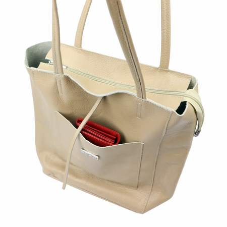 Torebka damska skórzana skóra naturalna MiaMore 