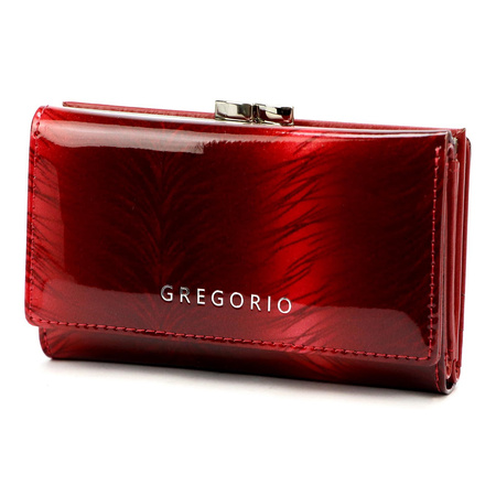Portfel damski skóra naturalna skórzany Gregorio 