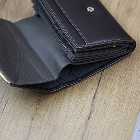 Portfel damski skórzany skóra naturalna Gregorio 