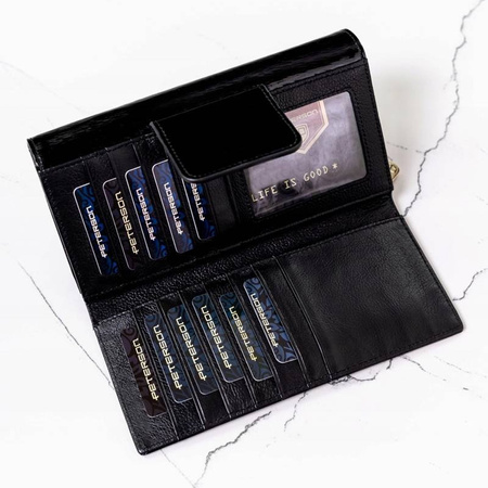 Portfel damski skórzany skóra naturalna  Peterson