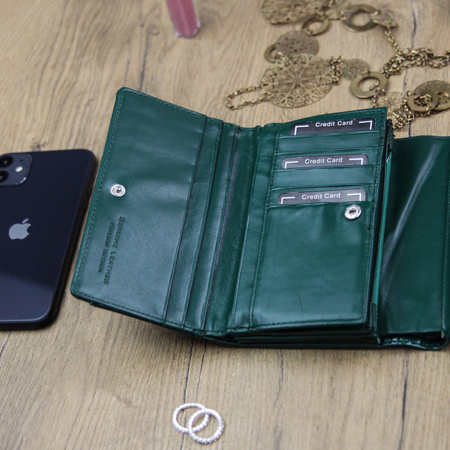 Portfel damski skórzany skóra naturalna Gregorio 