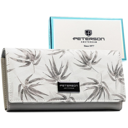 Portfel damski skóra naturalna skórzany Peterson