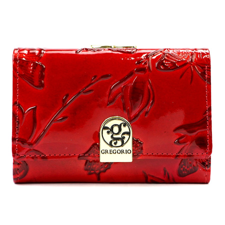 Portfel damski skóra naturalna skórzany Gregorio 