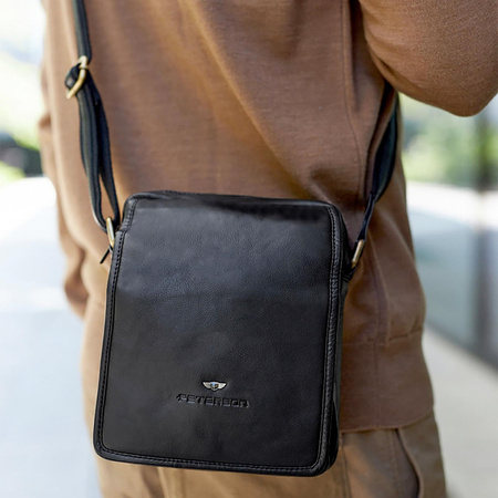 Torba saszetka listonoszka męska na ramię Peterson