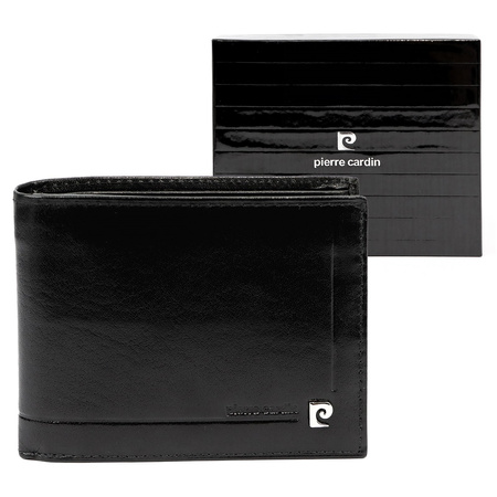 Portfel męski skórzany skóra naturalna Pierre Cardin