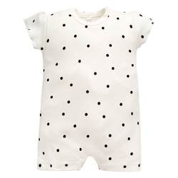 Rampers TRES BIEN EC écru,groszki 74