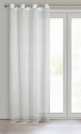 FIRANA GOTOWA LILY 140 X 250 CM BIAŁY