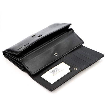 Portfel damski skórzany skóra naturalna + skóra ekologiczna Cavaldi 