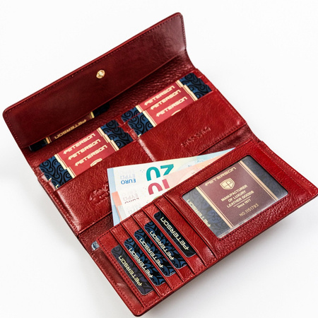 Portfel damski skórzany skóra naturalna  Peterson 