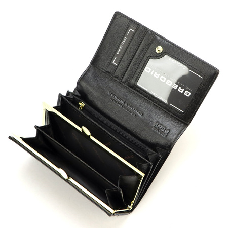 Portfel damski skórzany skóra naturalna Gregorio 