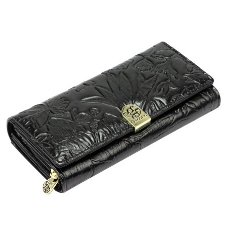 Portfel damski skórzany skóra naturalna + skóra ekologiczna Gregorio