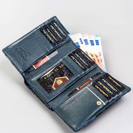 Portfel damski skórzany skóra naturalna  Peterson